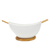 CLASINO SALAD BOWL WITH SPOONS - TrendyDecor.co