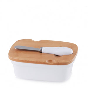 CALDERO BUTTER DISH WITH LID and KNIFE