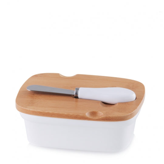 CALDERO BUTTER DISH WITH LID and KNIFE