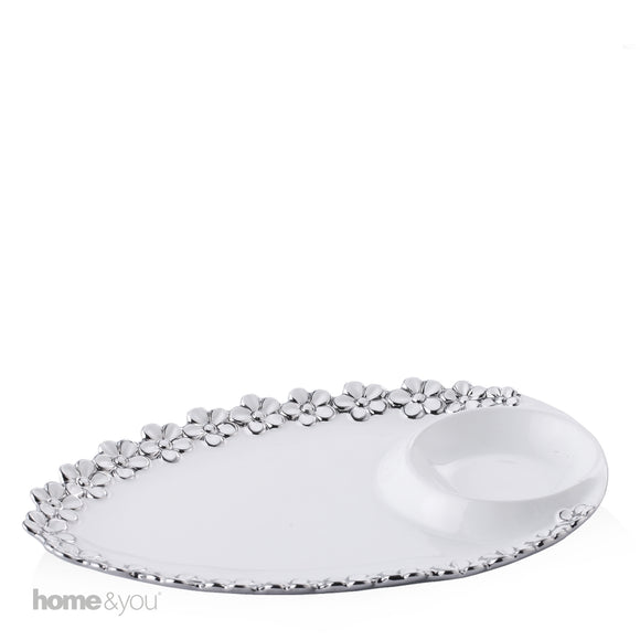 FLOSAL OVAL SERVING PLATE